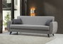 Atelier Del Sofa Sofá cama de 3 plazas Gris claro